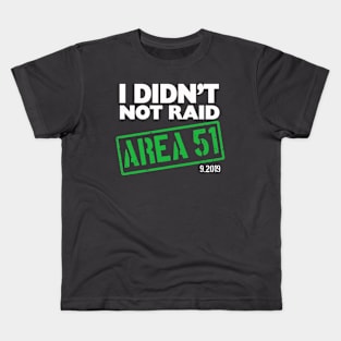 Area 51 Double Negative Kids T-Shirt